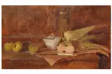 Untitled by Vasyl Khmeliuk, oil on canvas, offered Mar 2021