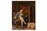 Untitled by Alois H. Priechenfried, oil on board, offered Mar 2021