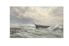 Untitled by Henry Moore, oil on canvas, offered Mar 2021