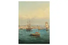 Untitled by John Lynn, oil on canvas, offered Mar 2021