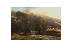 Untitled by Thomas Baker, oil on canvas, offered Mar 2021