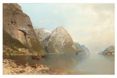 Untitled by Julius Rose, oil on canvas, offered Mar 2021