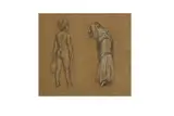 Untitled by Frederick Lord Leighton Pra Aws, 1886, watercolor, offered Mar 2021