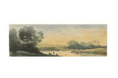Untitled by John Glover, watercolour, offered Mar 2021