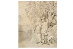 Untitled by John White Abbott, ink and monochrome, offered Mar 2021