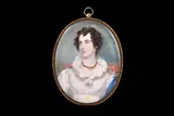 Portrait miniature of a young lady by Andrew Robertson, watercolour, offered Mar 2021