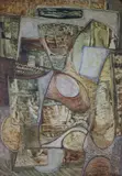 Untitled by Gerald Meares, oil on board, sold May 2019