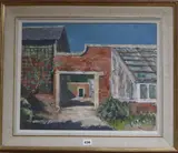 The Kitchen Garden at Corsham by Paul Ayshford Lord Methuen, oil on canvas, sold May 2019