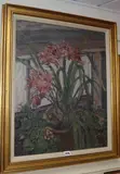 Cymbidium orchid, 1950 by Paul Ayshford Lord Methuen, oil on canvas, sold May 2019