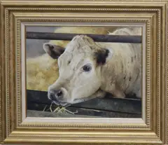 Looking Out by Edna Bizon, oil on canvas, sold Apr 2019