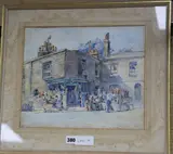 Hardware Shop, Chelsea by Louisa Emily Thomson, watercolour, sold Apr 2019