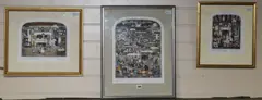 La Tres Chose by Graham Clarke, etching, sold Apr 2019