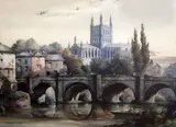 Untitled by Noel Leaver, watercolour, sold Apr 2019