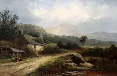 Untitled by David Bates, 1879, oil on canvas, sold Mar 2019