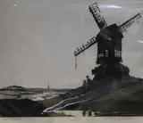 Old Molesworth Mill by Geoffrey Sneyd Garnier, etching, sold Mar 2019