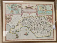 A map of Glamorganshire by John Speed, print (other), sold Mar 2019