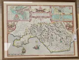 A map of Glamorganshire by John Speed, print (other), sold Mar 2019