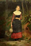 Untitled by Charles Sillem Lidderdale, 1885, oil on canvas, sold Mar 2019