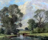 Untitled by Percy Lancaster, oil on canvas, sold Mar 2019
