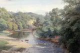 WatercolourOn The Wyesigned and dated '8115 by Harold Sutton Palmer, watercolour, sold Mar 2019