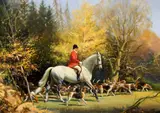 Untitled by Frank Wootton, oil on canvas, sold Mar 2019