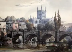 Untitled by Noel Leaver, watercolour, sold Mar 2019
