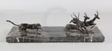 Cheetah chasing Grant's Gazelles by Jonathan Kenworthy, bronze, sold Mar 2019