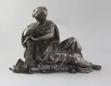 Untitled by Albert-Ernest Carrier-Belleuse, bronze, sold Mar 2019