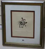 Apparatus and Hand' signed in pencil and numbered 106/250 10 x 8.5in by Salvador Dalí, lithograph, sold Mar 2019