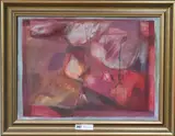 Untitled by Lassio Viski-Balazs, oil on canvas, sold Mar 2019