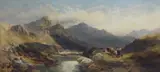 Near Aber, North Wales by James Horlor, oil on board, sold Mar 2019