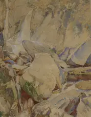 Rocky Ghyll by Samuel Lamorna Birch, watercolour, sold Mar 2019