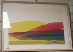 Untitled by Beth Ames Swartz, watercolour on card, sold Feb 2019