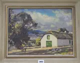 Evening After Rain by Ivanonia Roworth, oil on board, sold Feb 2019