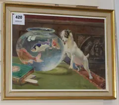 Thou Art So Near and Yet So Far by Percy Thomas Macquoid, watercolour, sold Jan 2019