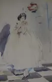 Figure studies by Madeline Green, watercolor, sold Jan 2019