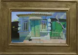 Verandah 2010 by Viktor Ponomarenko, oil on board, sold Dec 2018