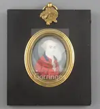 3rd Duke of Atholl 1729-1774 monogrammed and dated 1759 1.75 x 1.5in by Thomas Redmond, 1759, oil, sold Dec 2018