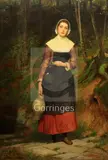 Untitled by Charles Sillem Lidderdale, 1885, oil on canvas, sold Dec 2018