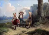 Untitled by Robert Favelle, oil, sold Dec 2018