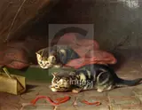 5 x 17.5in by Horatio Henry Couldery, oil on canvas, sold Dec 2018