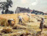 Untitled by Léon Augustin Lhermitte, oil on canvas, sold Dec 2018