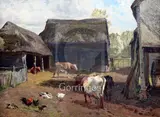 Untitled by Charles Collins, 1880, oil on canvas, sold Dec 2018