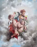 Untitled by Charles Augustus Henry Lutyens, oil on canvas, sold Dec 2018