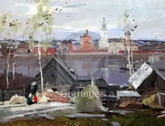 Untitled by Alexander Gulyaev, oil on canvas, sold Dec 2018