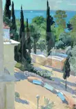 5 x 18.75in by Gaev Gennady Petrovich, 1968, oil on card, sold Dec 2018