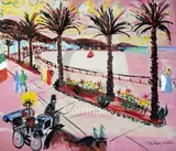 Italian Holiday' signed 25 x 30in by John Paddy Carstairs, oil on board, sold Dec 2018