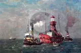 Untitled by Gyrth Russell, oil on canvas, sold Dec 2018