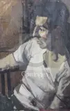 Painted by the artist when by Ken Howard, oil on canvas, sold Dec 2018