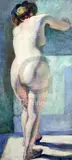 Untitled by Agustín Carrera, oil on canvas, sold Dec 2018
